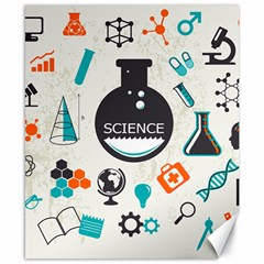 Science Chemistry Physics Canvas 8  X 10  by Mariart