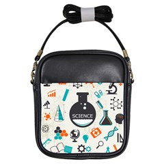 Science Chemistry Physics Girls Sling Bags by Mariart