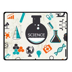 Science Chemistry Physics Fleece Blanket (small) by Mariart