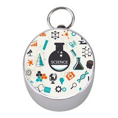 Science Chemistry Physics Mini Silver Compasses by Mariart