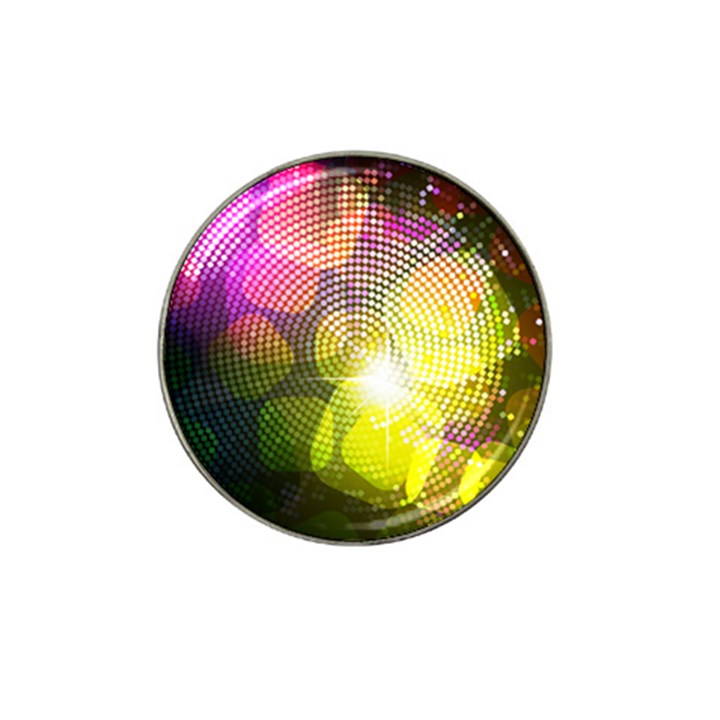 Plaid Star Light Color Rainbow Yellow Purple Pink Gold Blue Hat Clip Ball Marker (4 pack)