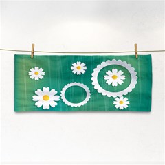 Sunflower Sakura Flower Floral Circle Green Cosmetic Storage Cases by Mariart