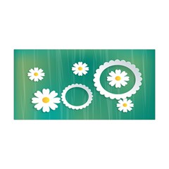 Sunflower Sakura Flower Floral Circle Green Yoga Headband