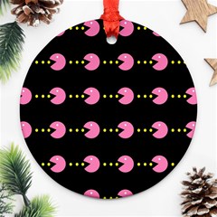 Wallpaper Pacman Texture Bright Surface Ornament (round) by Mariart