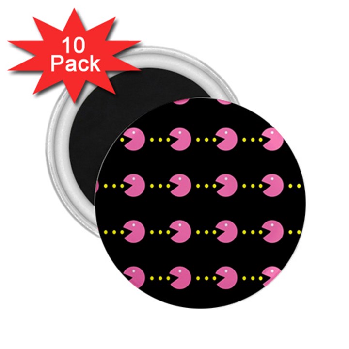 Wallpaper Pacman Texture Bright Surface 2.25  Magnets (10 pack) 