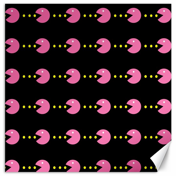 Wallpaper Pacman Texture Bright Surface Canvas 12  x 12  