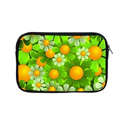 Sunflower Flower Floral Green Yellow Apple Macbook Pro 13  Zipper Case by Mariart