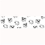 Pug dog pattern Large Bar Mats 32 x8.5  Bar Mat