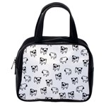 Pug dog pattern Classic Handbags (2 Sides) Back