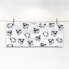 Pug Dog Pattern Cosmetic Storage Cases by Valentinaart