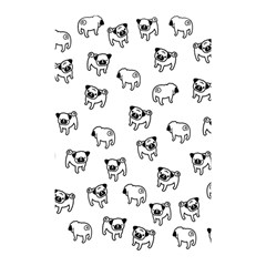 Pug Dog Pattern Shower Curtain 48  X 72  (small)  by Valentinaart