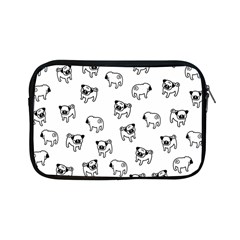 Pug Dog Pattern Apple Ipad Mini Zipper Cases by Valentinaart