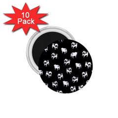 Pug Dog Pattern 1 75  Magnets (10 Pack)  by Valentinaart