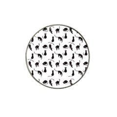 Black Cats Pattern Hat Clip Ball Marker (10 Pack) by Valentinaart