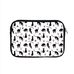 Black Cats And Witch Symbols Pattern Apple Macbook Pro 15  Zipper Case