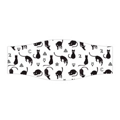 Black Cats And Witch Symbols Pattern Stretchable Headband