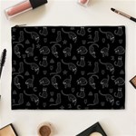 Black cats and witch symbols pattern Cosmetic Bag (XL) Front