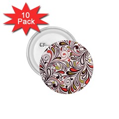 Colorful Abstract Floral Background 1 75  Buttons (10 Pack) by TastefulDesigns