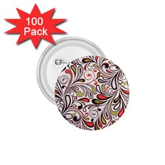 Colorful Abstract Floral Background 1 75  Buttons (100 Pack)  by TastefulDesigns