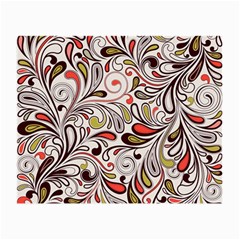 Colorful Abstract Floral Background Small Glasses Cloth (2-side) by TastefulDesigns