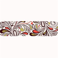 Colorful Abstract Floral Background Large Bar Mats by TastefulDesigns