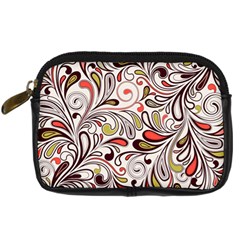 Colorful Abstract Floral Background Digital Camera Cases by TastefulDesigns