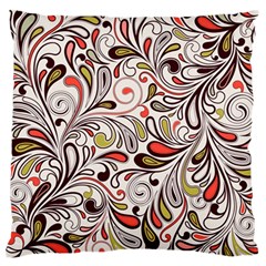 Colorful Abstract Floral Background Standard Flano Cushion Case (one Side) by TastefulDesigns