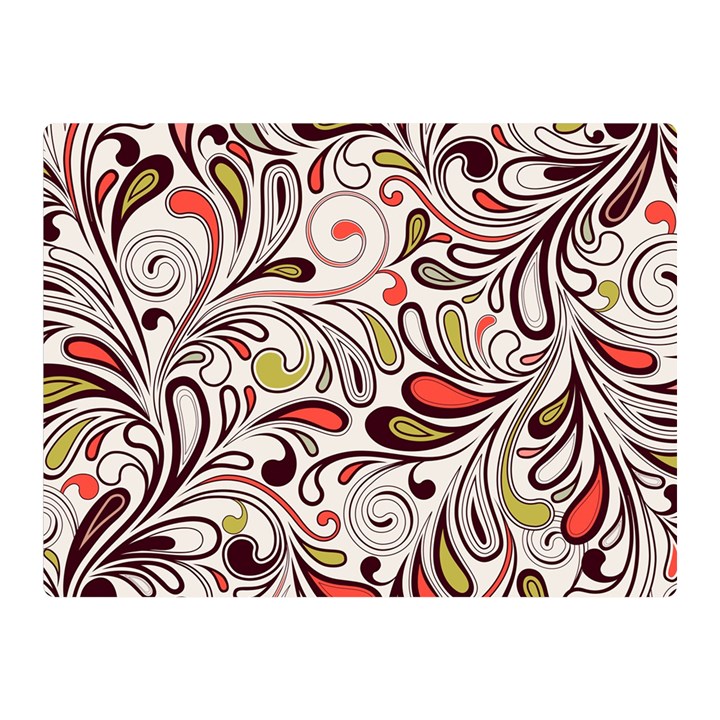 Colorful abstract floral background Double Sided Flano Blanket (Mini) 