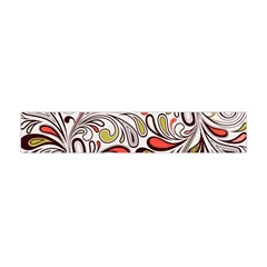 Colorful Abstract Floral Background Flano Scarf (mini) by TastefulDesigns