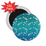 Under The Sea Paisley 2.25  Magnets (100 pack)  Front