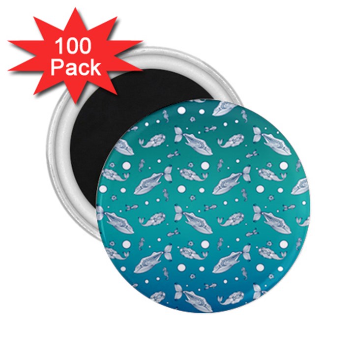 Under The Sea Paisley 2.25  Magnets (100 pack) 