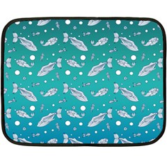 Under The Sea Paisley Fleece Blanket (mini)