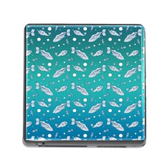 Under The Sea Paisley Memory Card Reader (square)