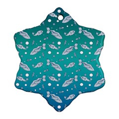 Under The Sea Paisley Ornament (snowflake)