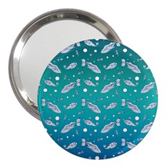 Under The Sea Paisley 3  Handbag Mirrors by emilyzragz