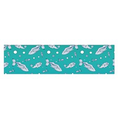 Under The Sea Paisley Satin Scarf (oblong) by emilyzragz