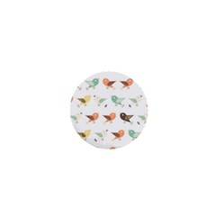 Assorted Birds Pattern 1  Mini Buttons by linceazul