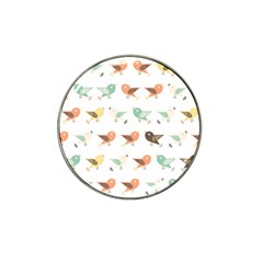 Assorted Birds Pattern Hat Clip Ball Marker (4 Pack) by linceazul