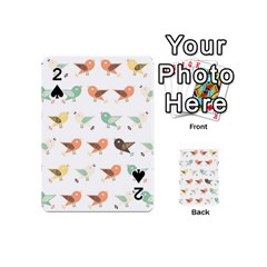 Assorted Birds Pattern Playing Cards 54 (mini)  by linceazul