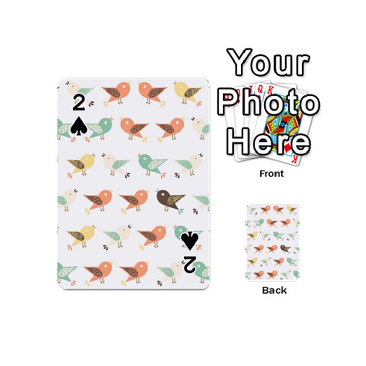 Assorted Birds Pattern Playing Cards 54 (Mini) 