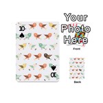 Assorted Birds Pattern Playing Cards 54 (Mini)  Front - Spade10