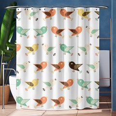 Assorted Birds Pattern Shower Curtain 60  X 72  (medium)  by linceazul