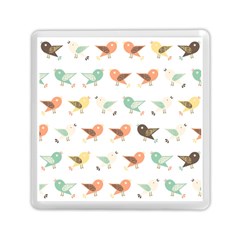 Assorted Birds Pattern Memory Card Reader (square)  by linceazul