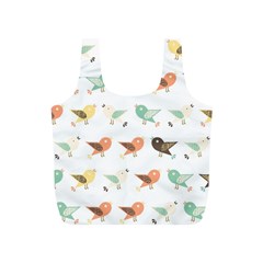 Assorted Birds Pattern Full Print Recycle Bags (s)  by linceazul