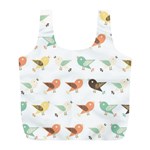 Assorted Birds Pattern Full Print Recycle Bags (L)  Front