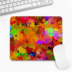 Colorful Shapes             Large Mousepad by LalyLauraFLM