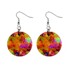 Colorful Shapes             1  Button Earrings