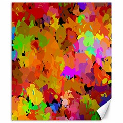 Colorful Shapes             Canvas 8  X 10  by LalyLauraFLM