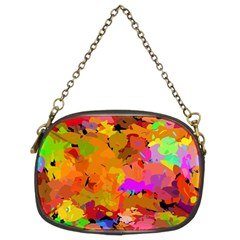 Colorful Shapes        Chain Purse (two Sides) by LalyLauraFLM