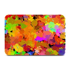 Colorful Shapes            Large Bar Mat by LalyLauraFLM